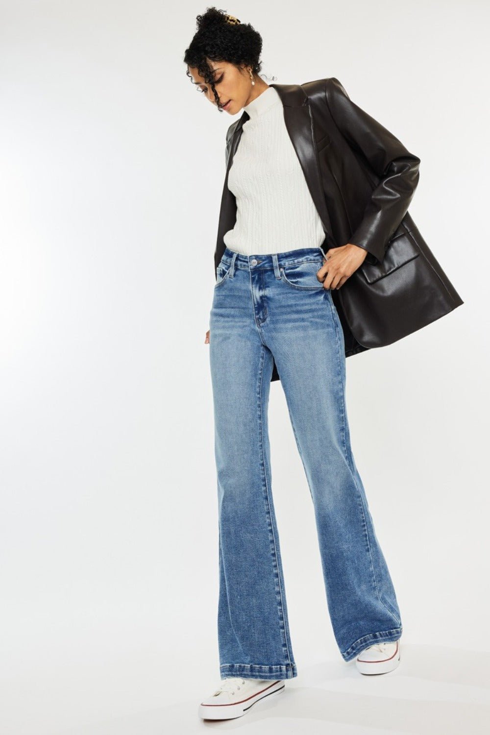 High Rise Wide Leg Jeans - Mack & Harvie