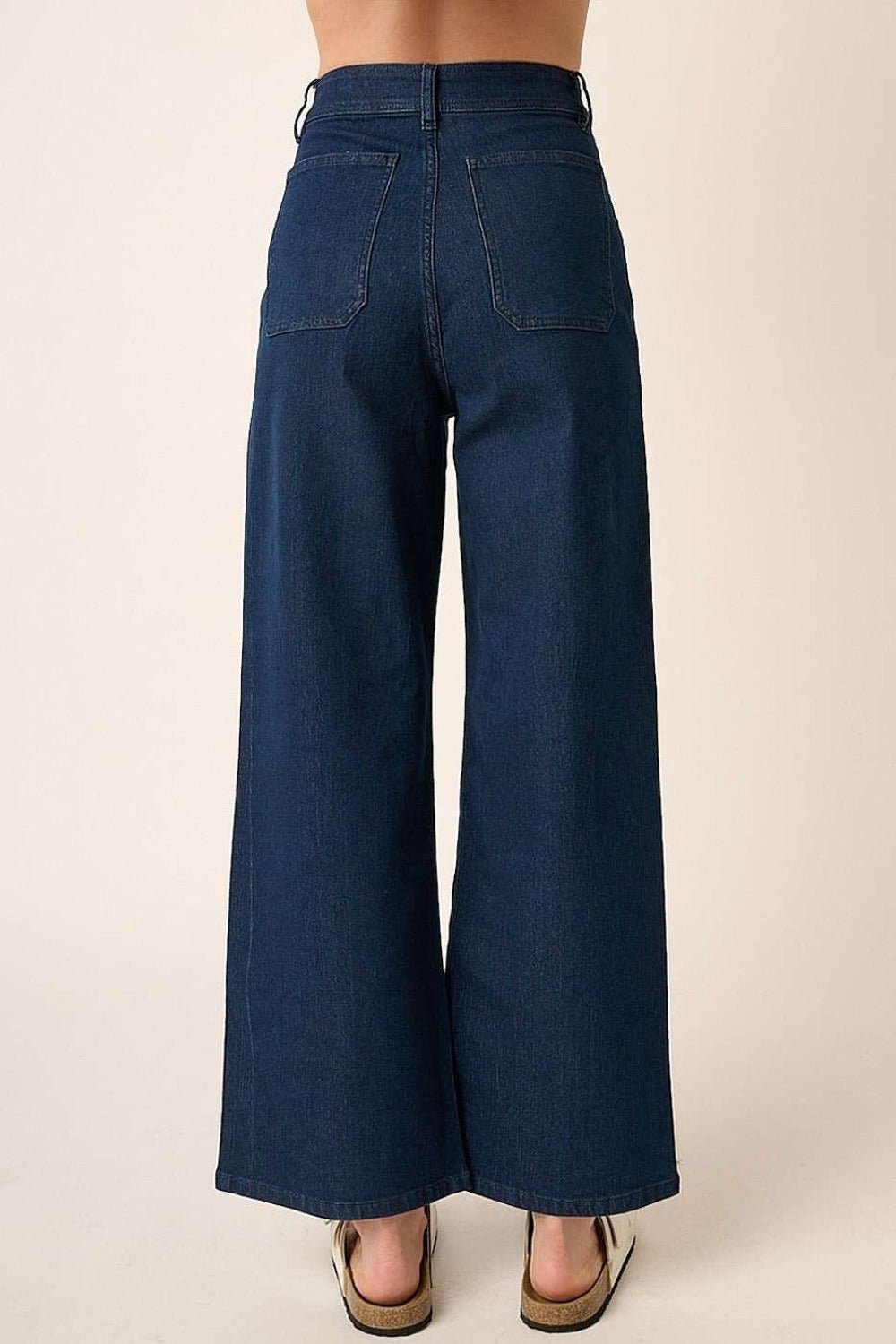 High Waist Wide Leg Jeans - Mack & Harvie