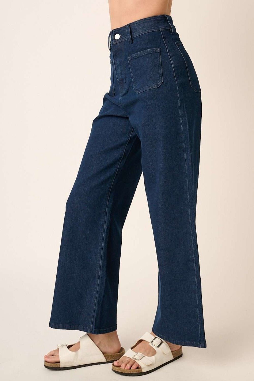 High Waist Wide Leg Jeans - Mack & Harvie