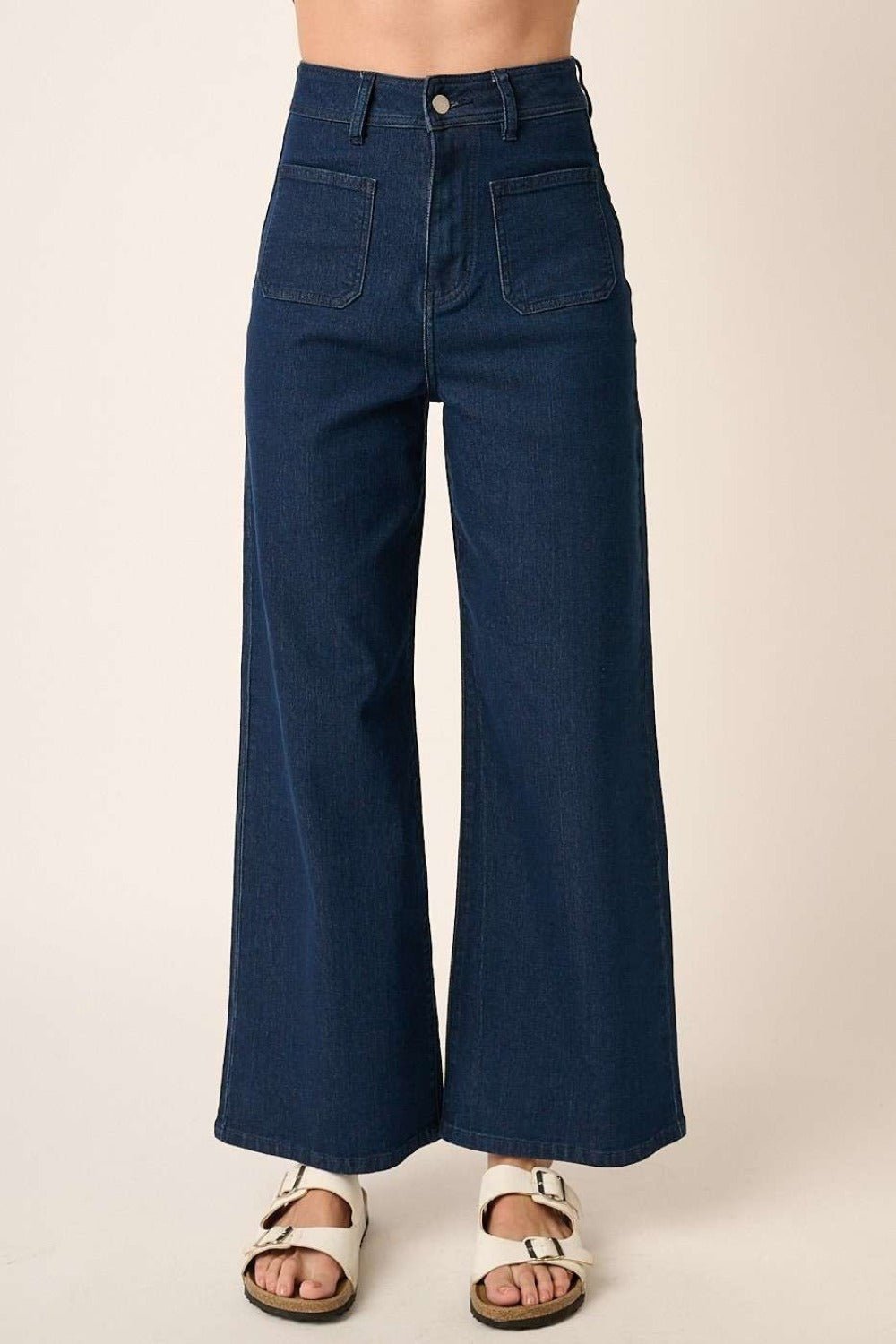 High Waist Wide Leg Jeans - Mack & Harvie