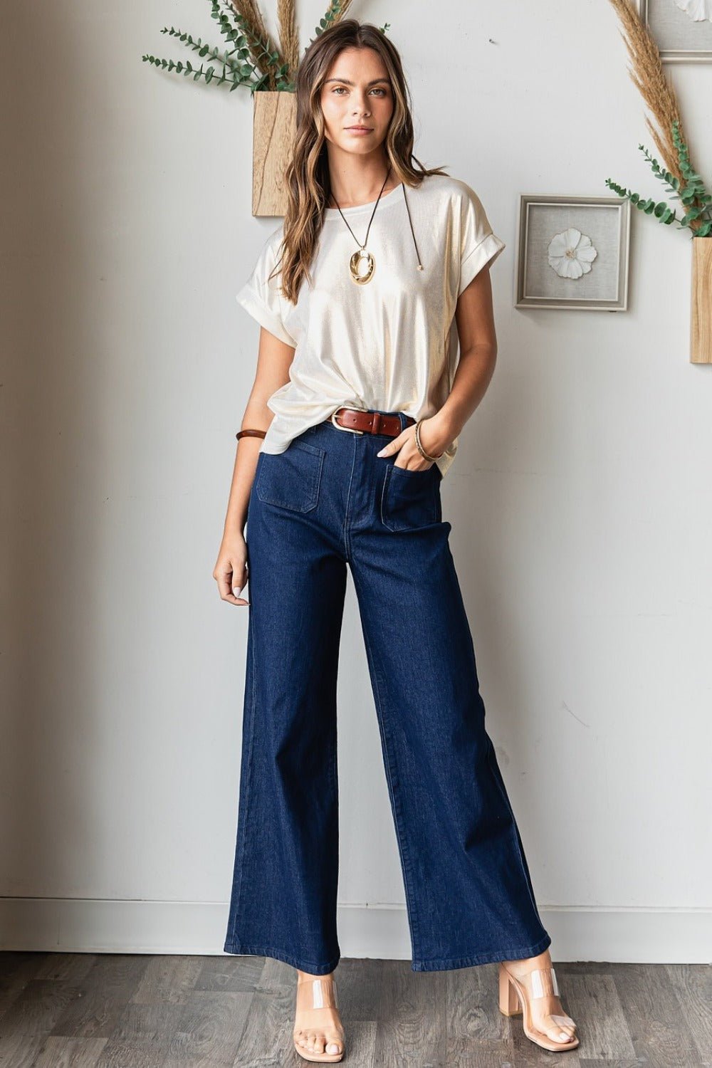 High Waist Wide Leg Jeans - Mack & Harvie