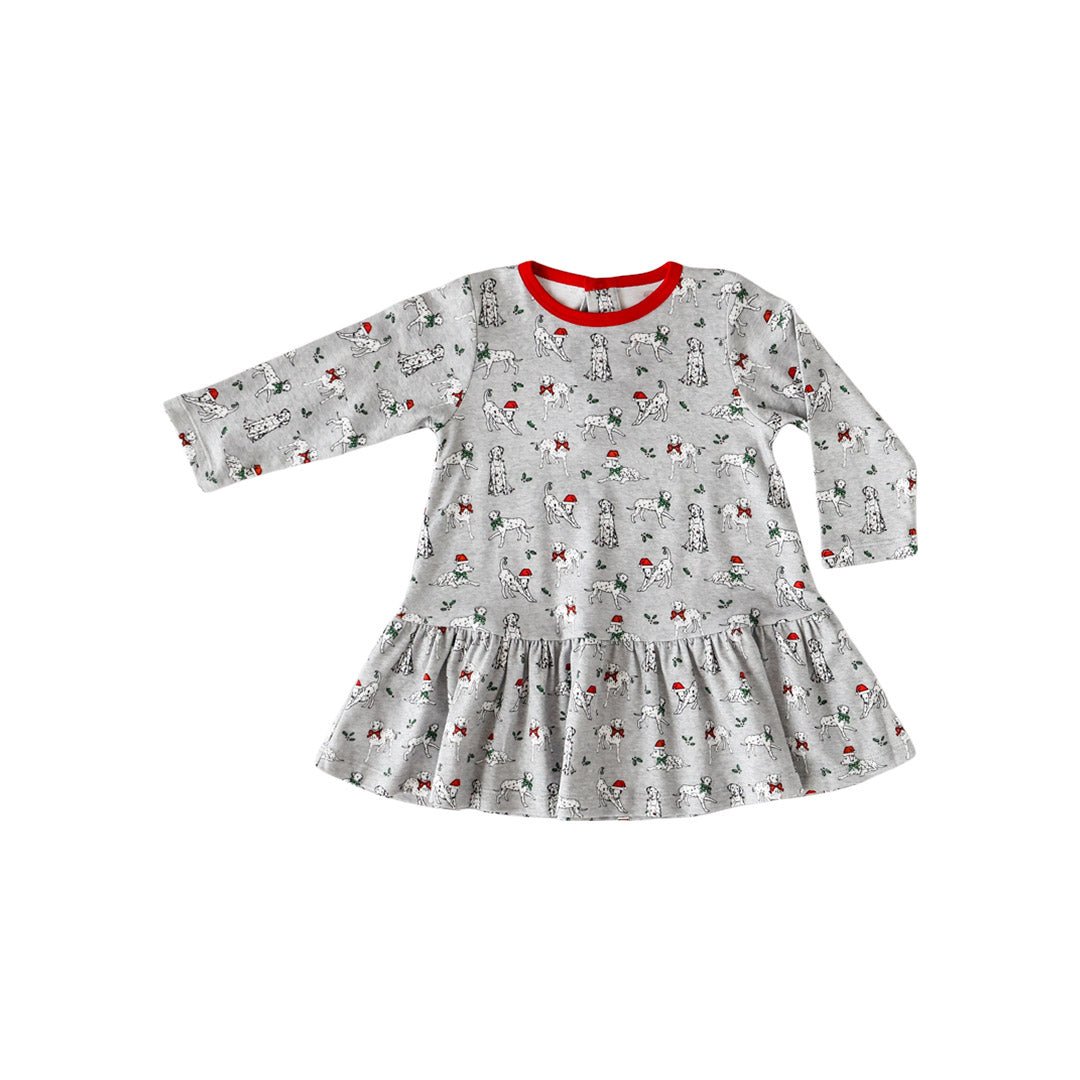 Holiday Dalmatian Swing Dress - Mack & Harvie