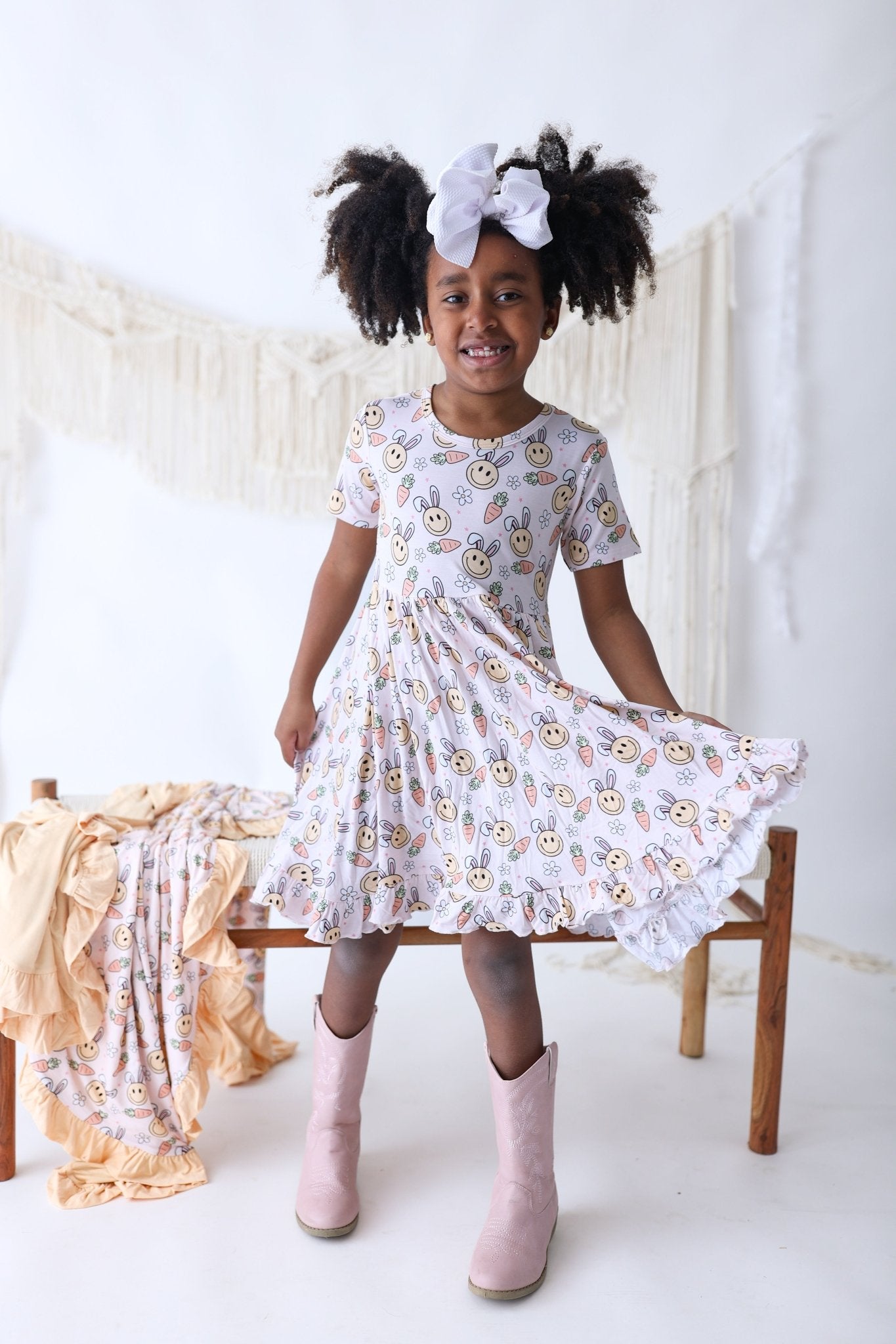 HOP TO IT DREAM RUFFLE DRESS - Mack & Harvie