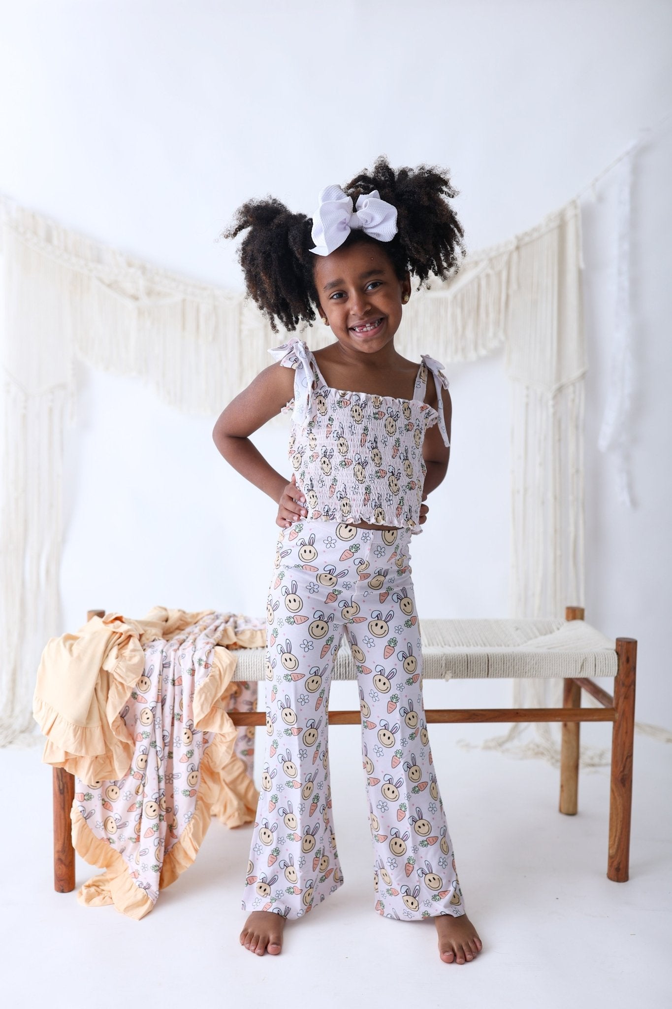 HOP TO IT DREAM SMOCKED FLARE SET - Mack & Harvie