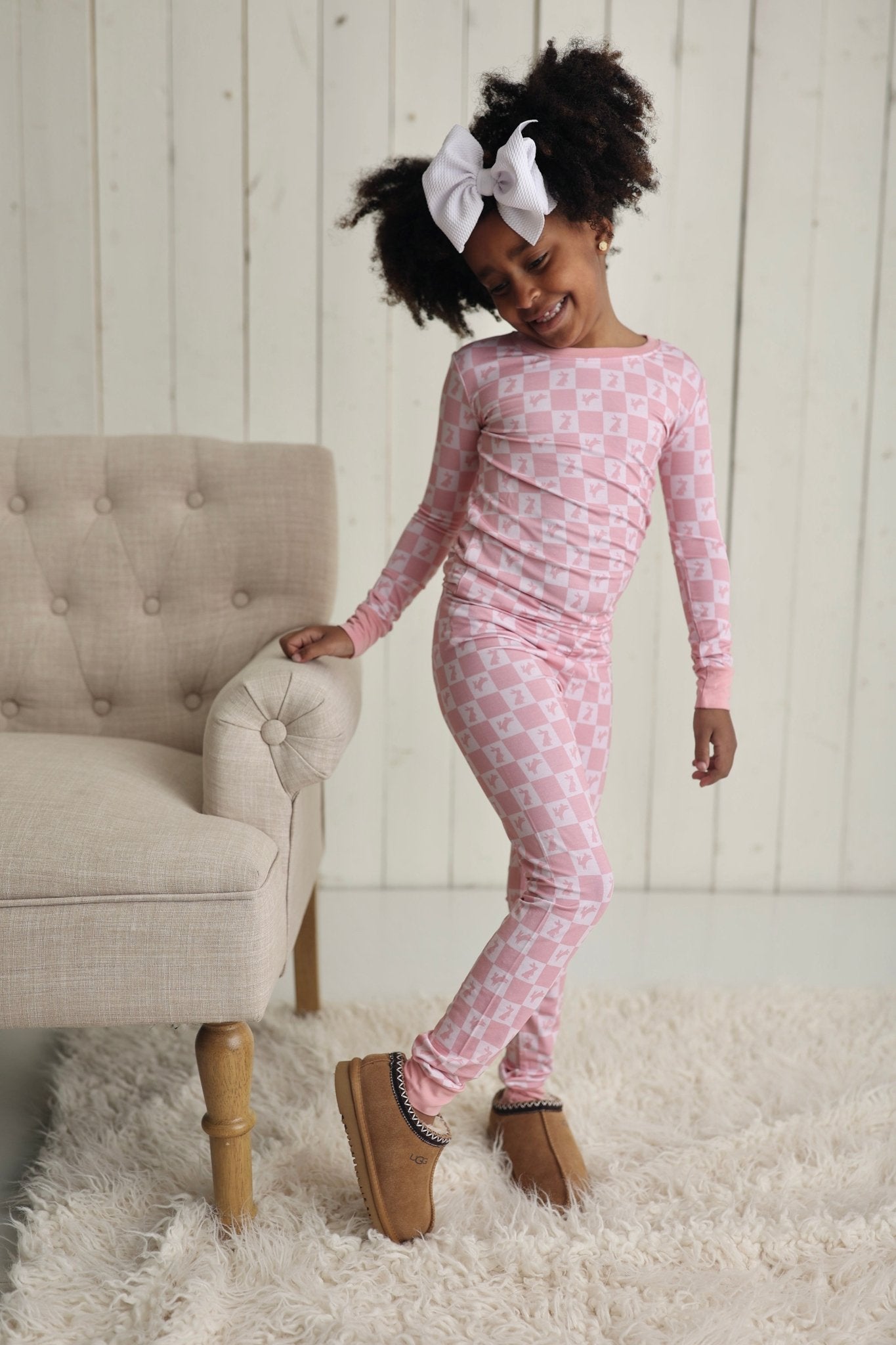 HOPPITY BLUSH CHECKERS DREAM SET - Mack & Harvie