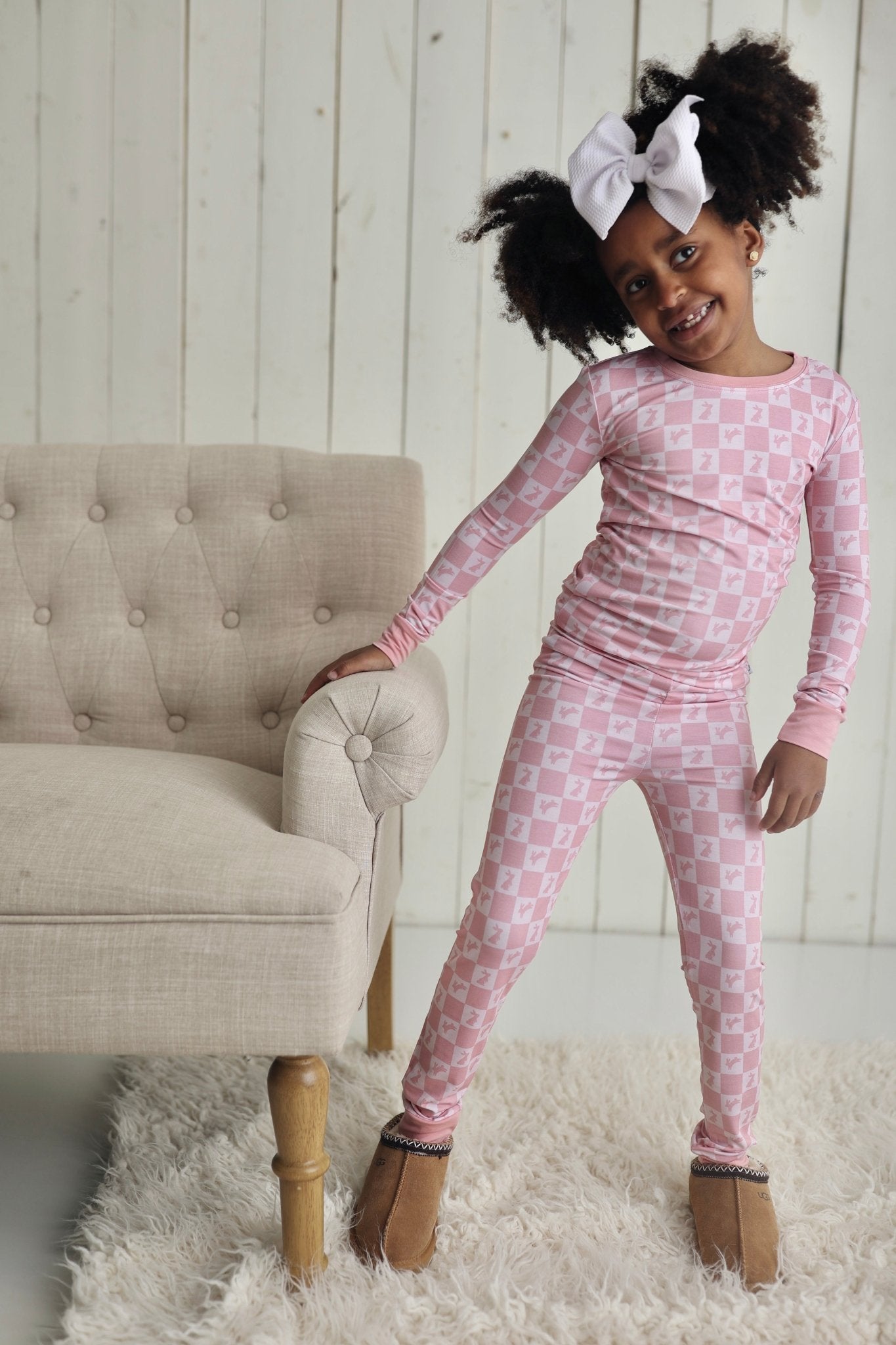 HOPPITY BLUSH CHECKERS DREAM SET - Mack & Harvie