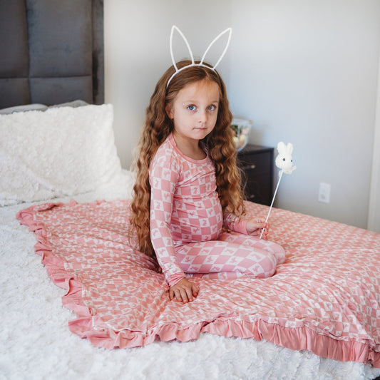 HOPPITY BLUSH CHECKERS DREAM SET - Mack & Harvie