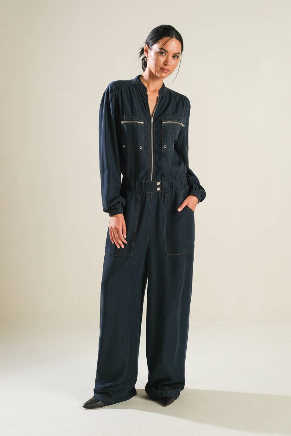 HORIZON HAVEN WOVEN JUMPSUIT - Mack & Harvie