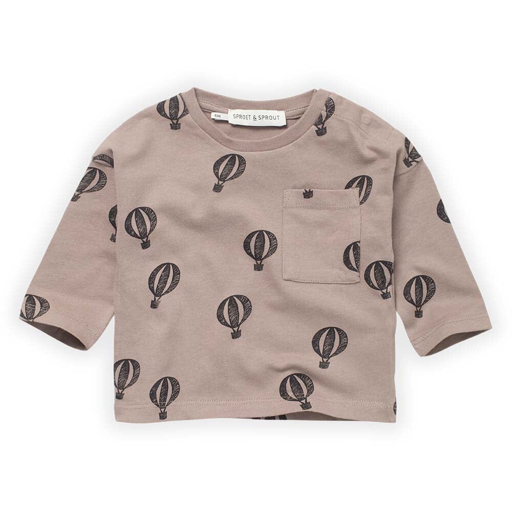 Hot Air Balloon T-Shirt - Mud - Mack & Harvie