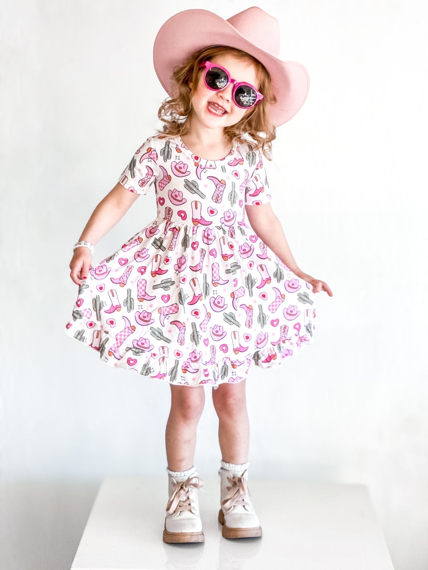 HOWDY VALENTINE EXCLUSIVE DREAM RUFFLE DRESS - Mack & Harvie