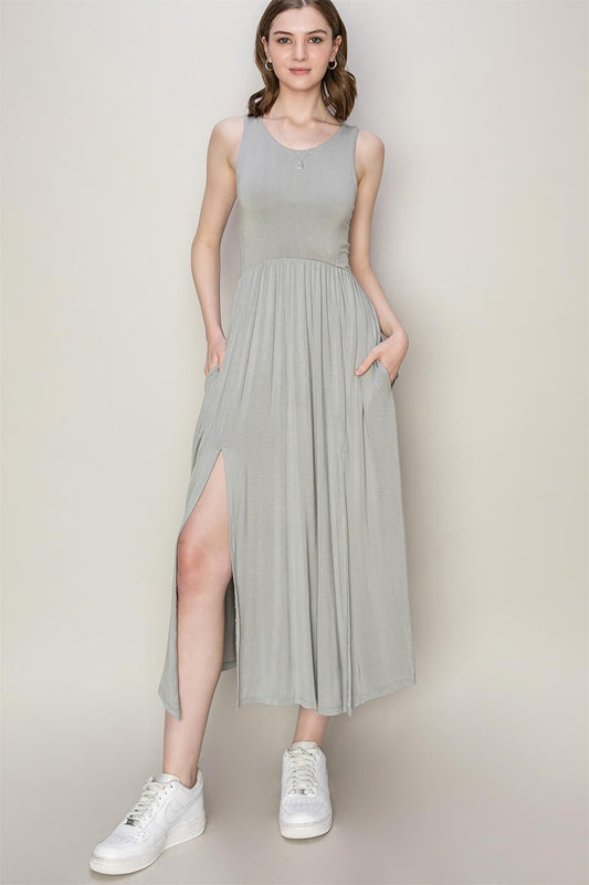 HYFVE Sleeveless Slit Midi Dress - Mack & Harvie