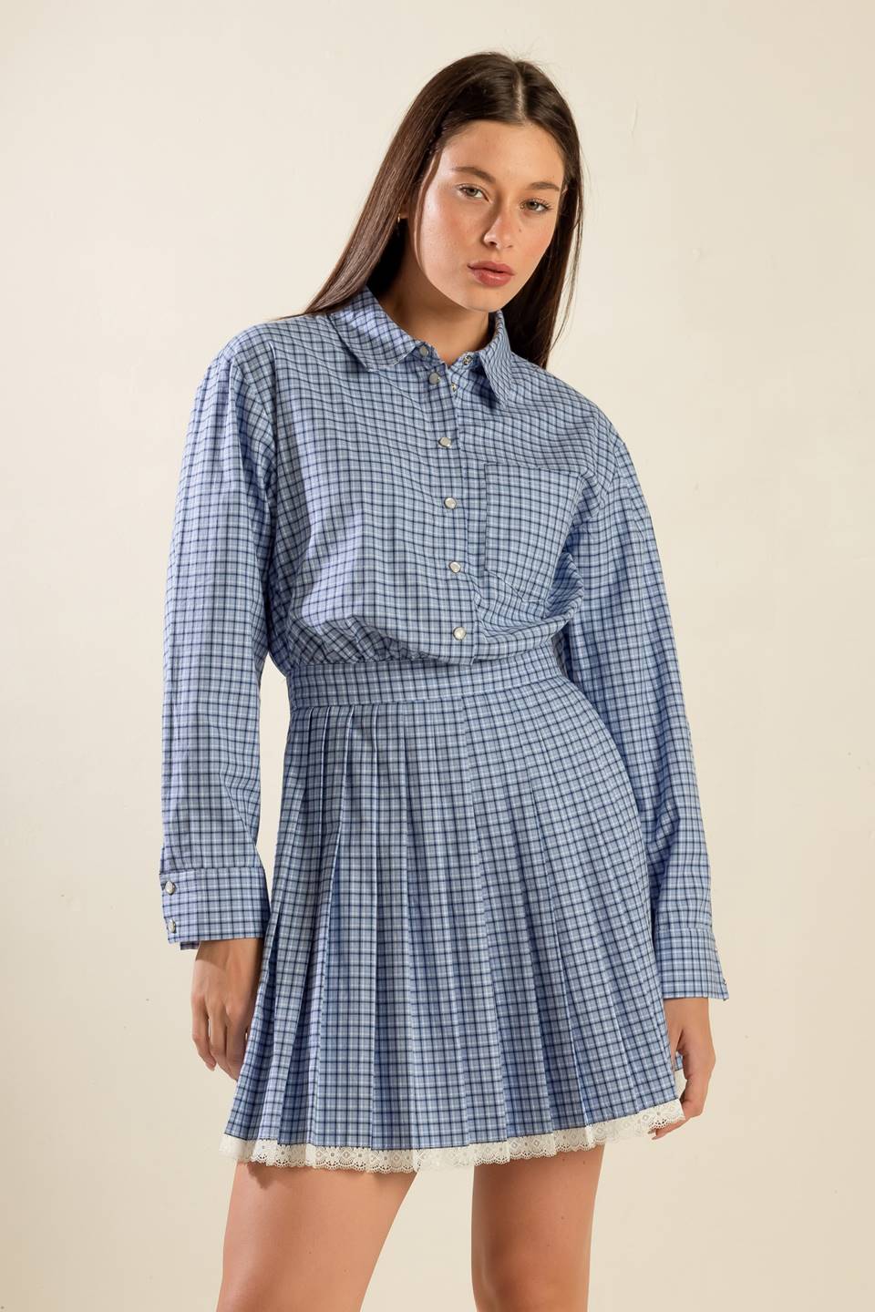 I NEED TO KNOW WOVEN MINI DRESS - Mack & Harvie