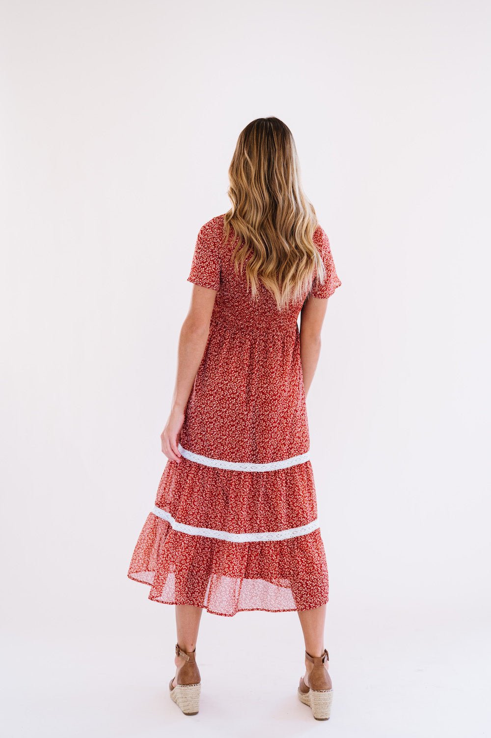 Isla Dress in Red - Mack & Harvie