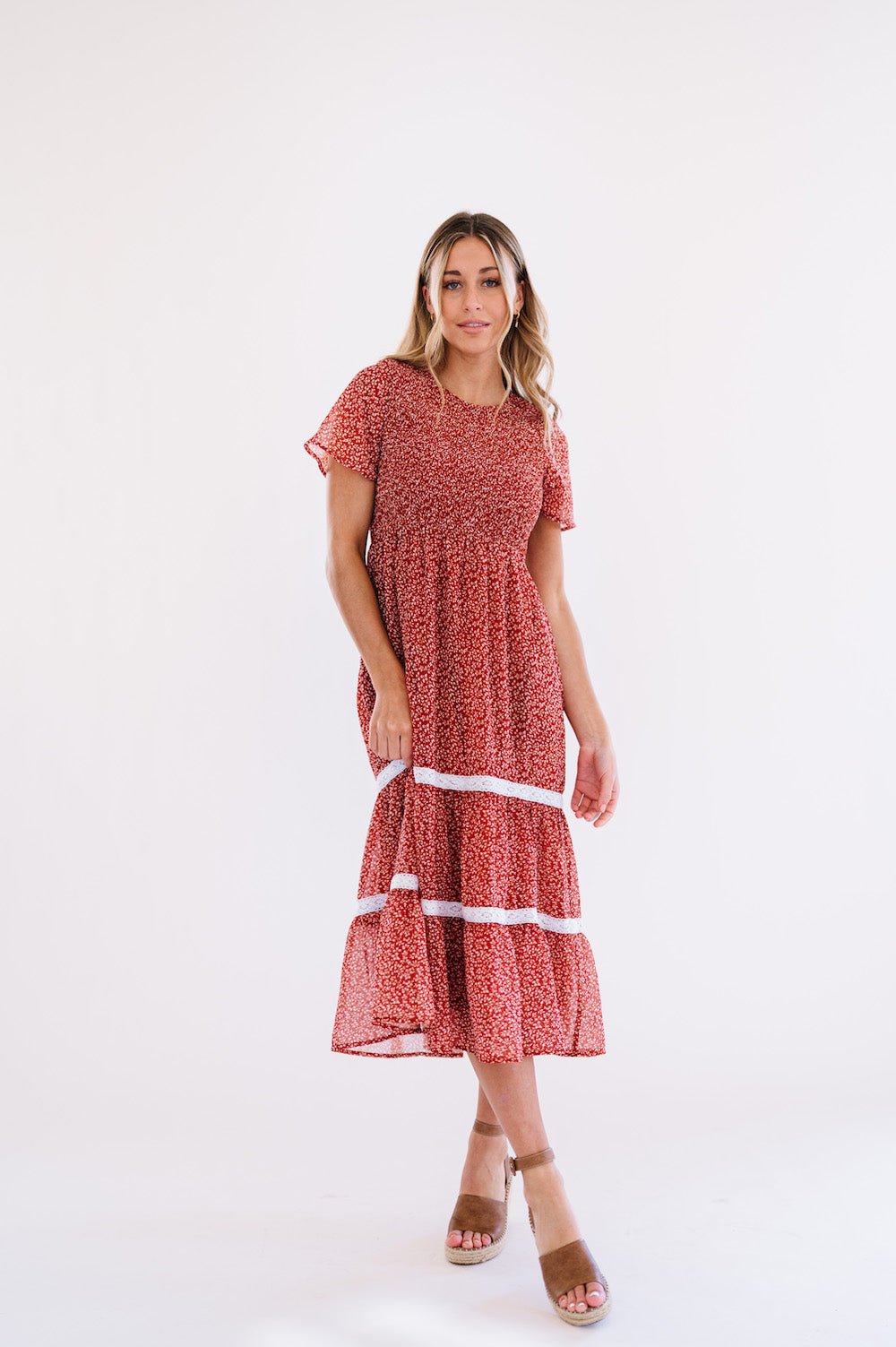 Isla Dress in Red - Mack & Harvie