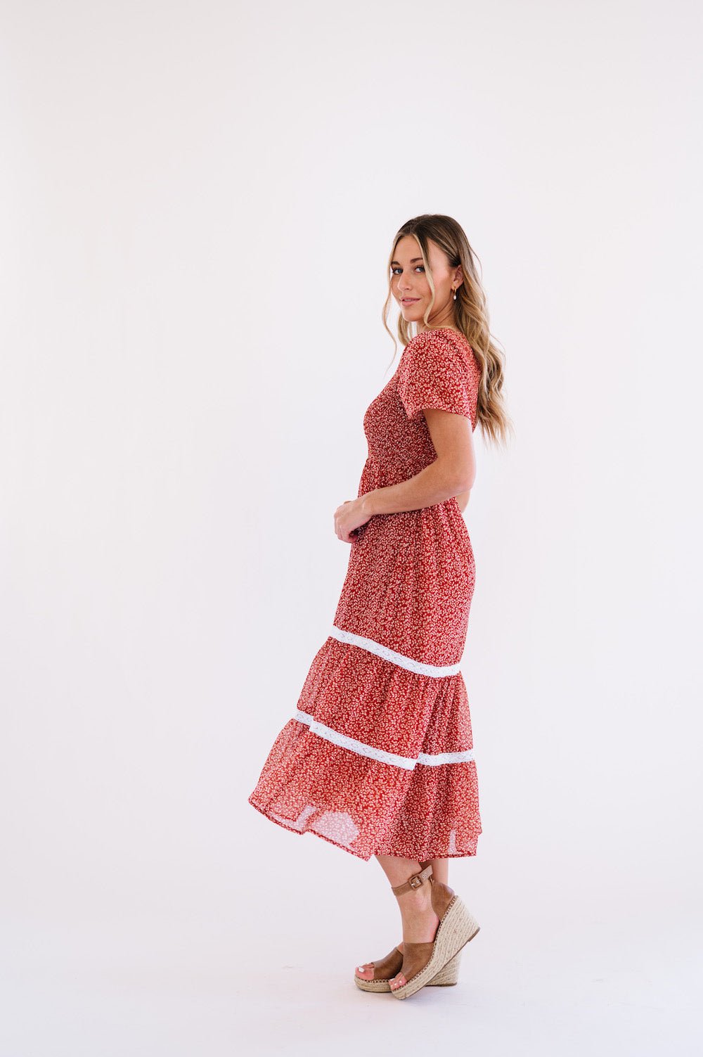 Isla Dress in Red - Mack & Harvie