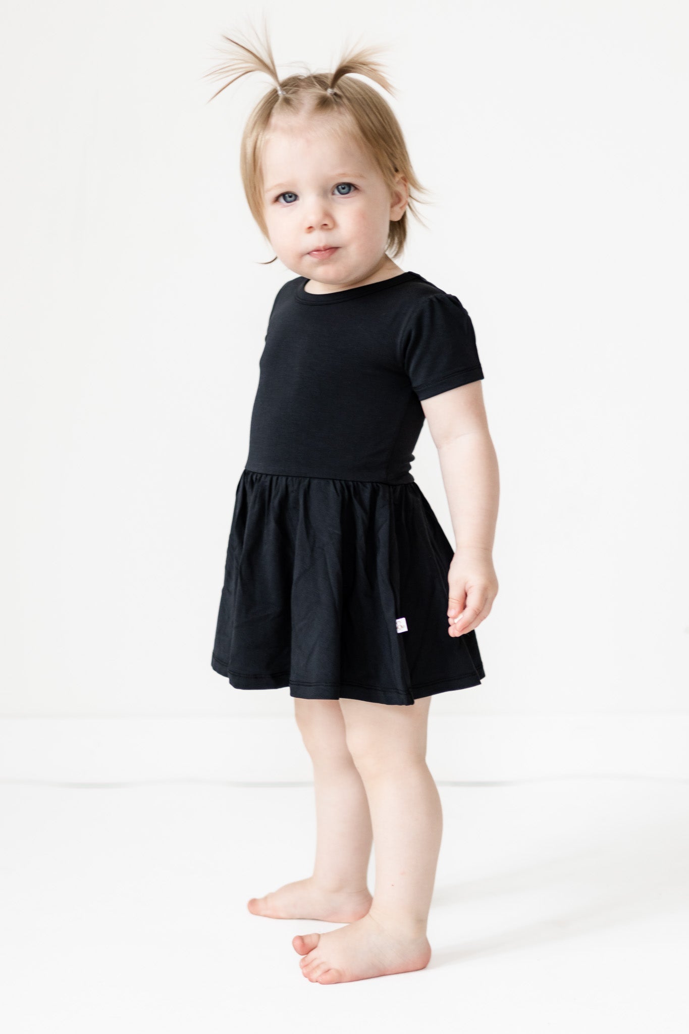 Jet Short Sleeve Bodysuit Twirl Dress - Mack & Harvie