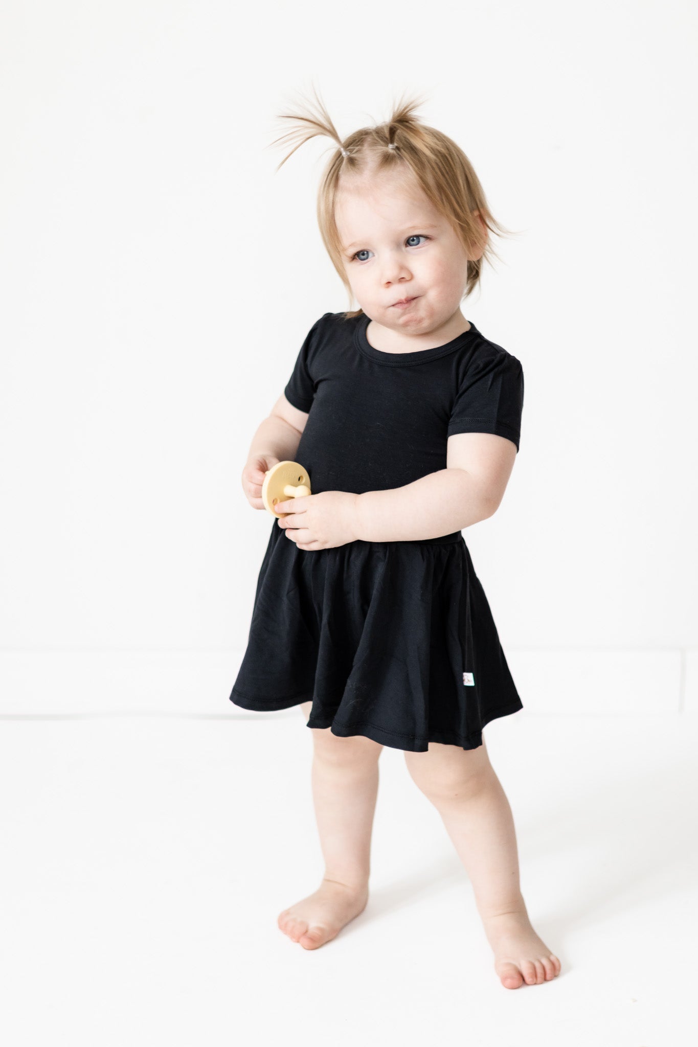 Jet Short Sleeve Bodysuit Twirl Dress - Mack & Harvie