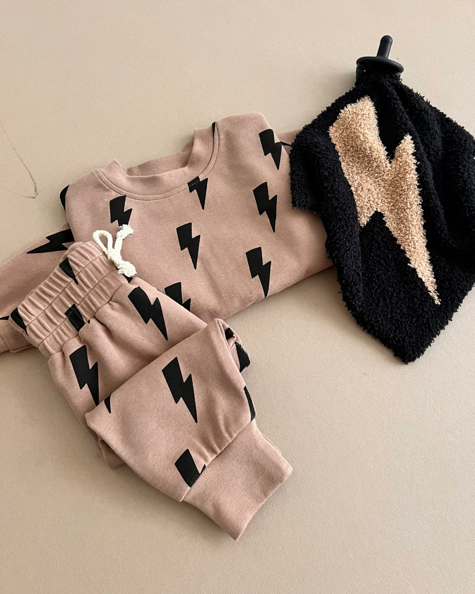 Jogger Set | Mocha Bolts - Mack & Harvie