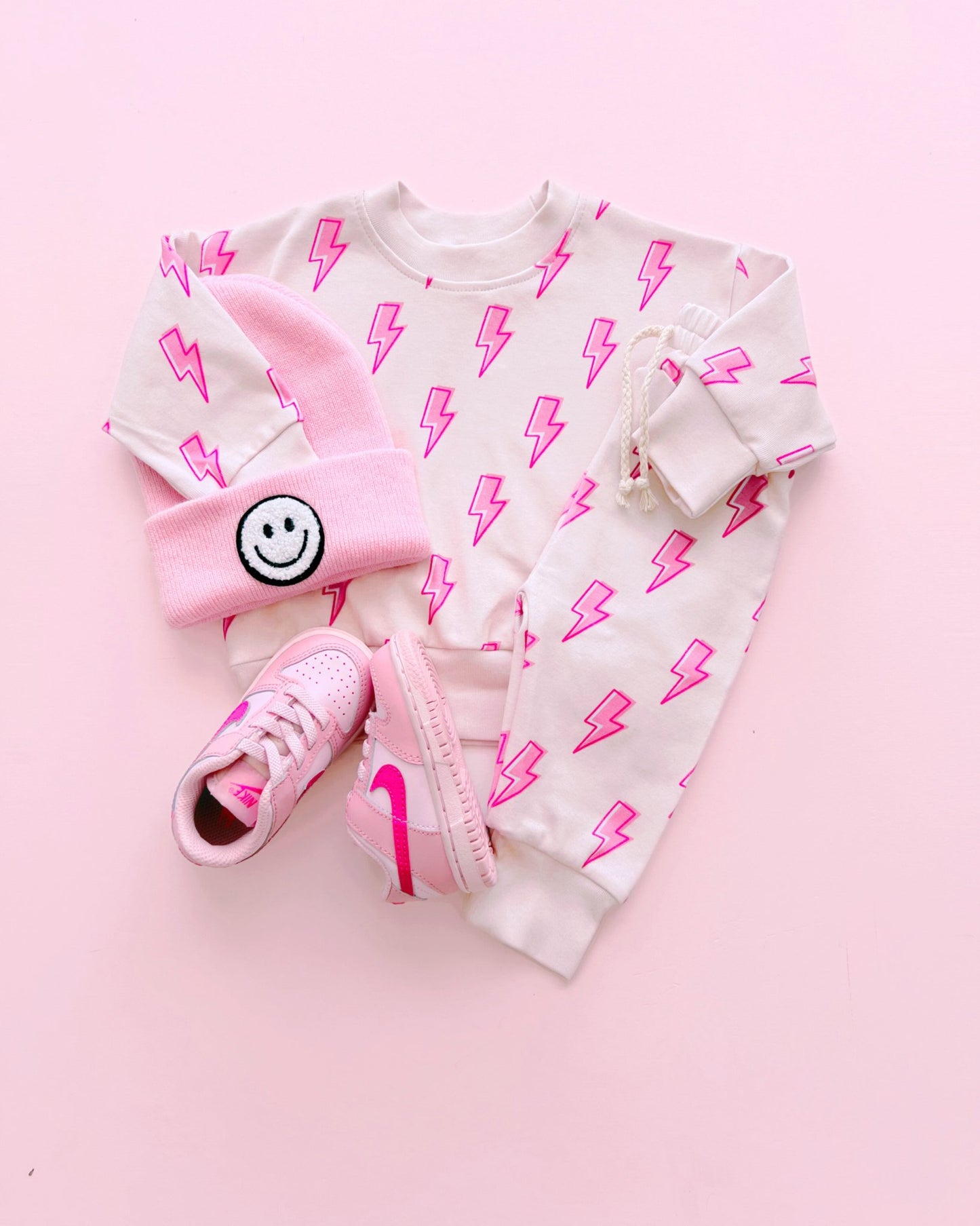 Jogger Set | Pink Bolts - Mack & Harvie