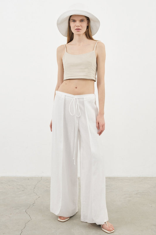 June Pants - White - Mack & Harvie