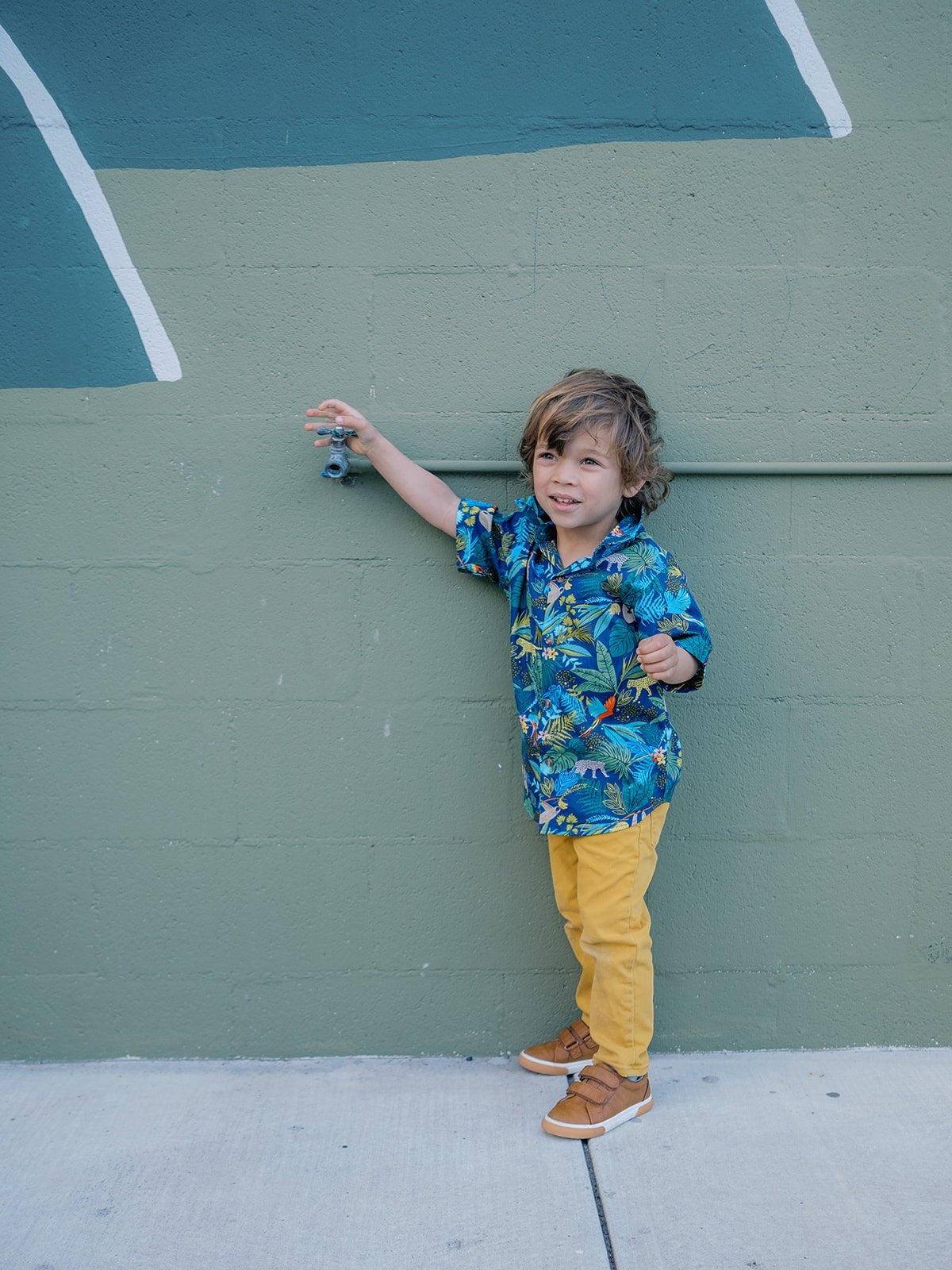 Jungle Vibes Kids Button Down - Mack & Harvie