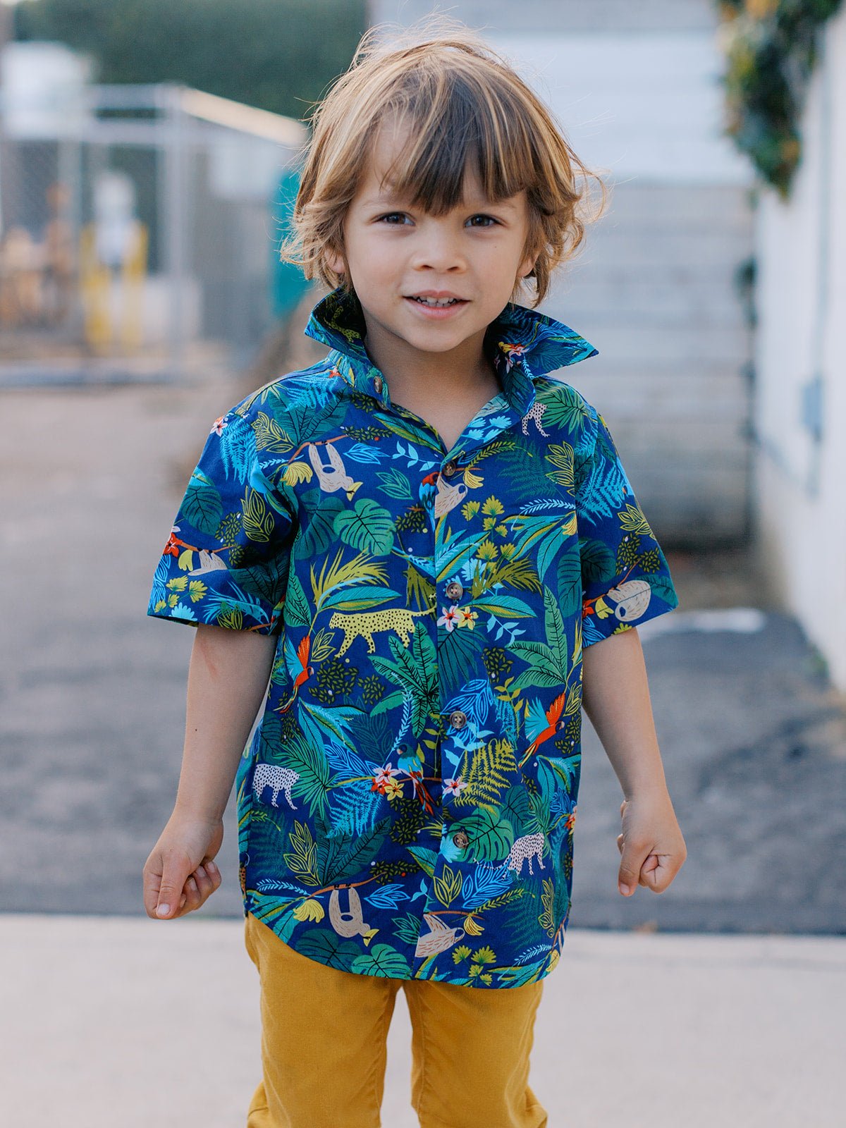 Jungle Vibes Kids Button Down - Mack & Harvie