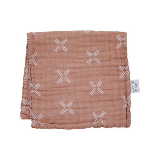 Just Peachy Muslin Burp Cloth - Mack & Harvie