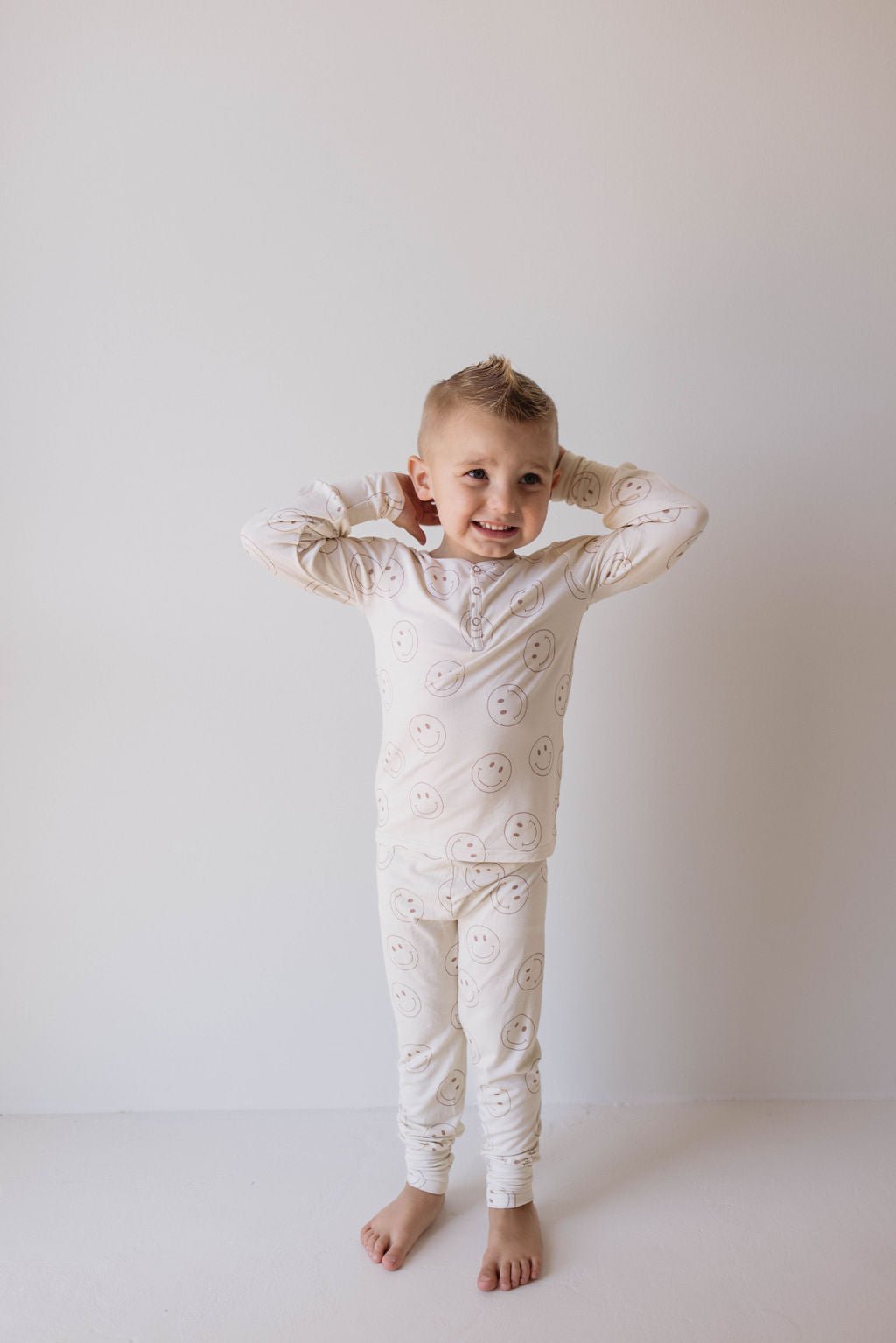 Just Smile | Bamboo Two Piece Pajamas - Mack & Harvie