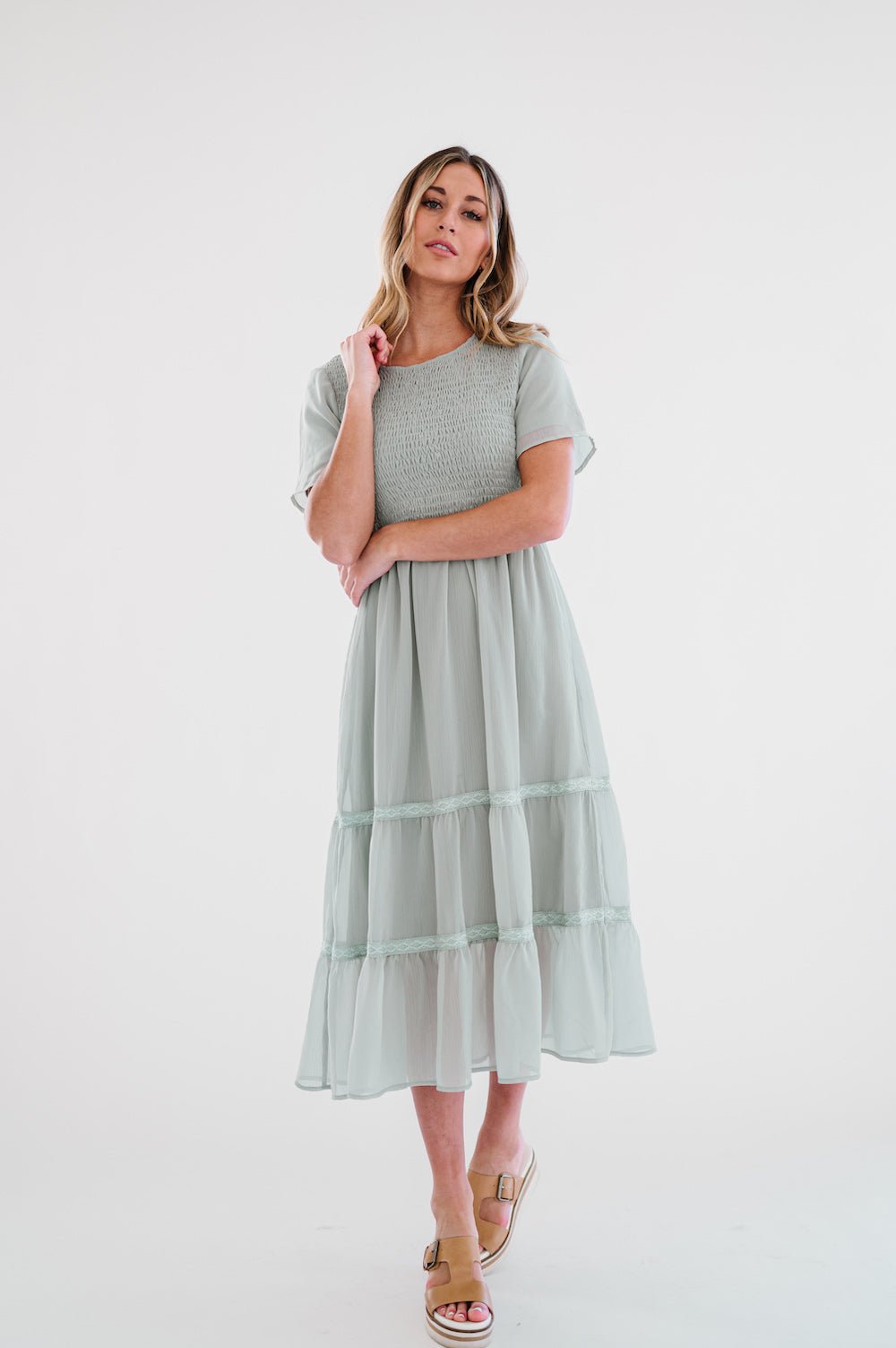 Kanyan Dress in Green - Mack & Harvie