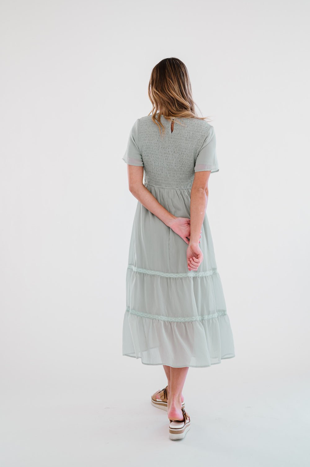 Kanyan Dress in Green - Mack & Harvie