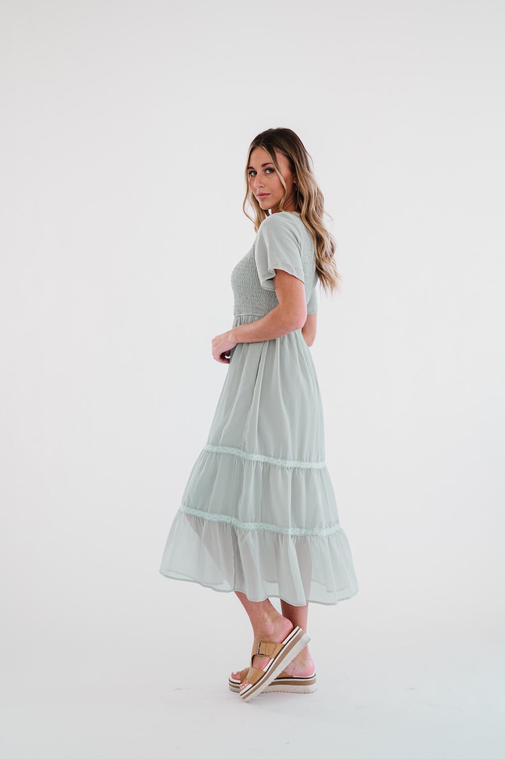 Kanyan Dress in Green - Mack & Harvie