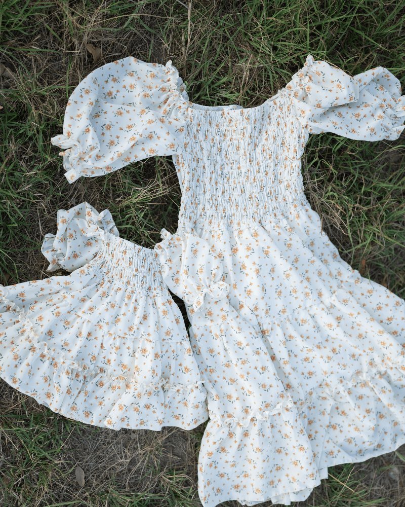 Katherine Dress - Yellow Floral - Mack & Harvie