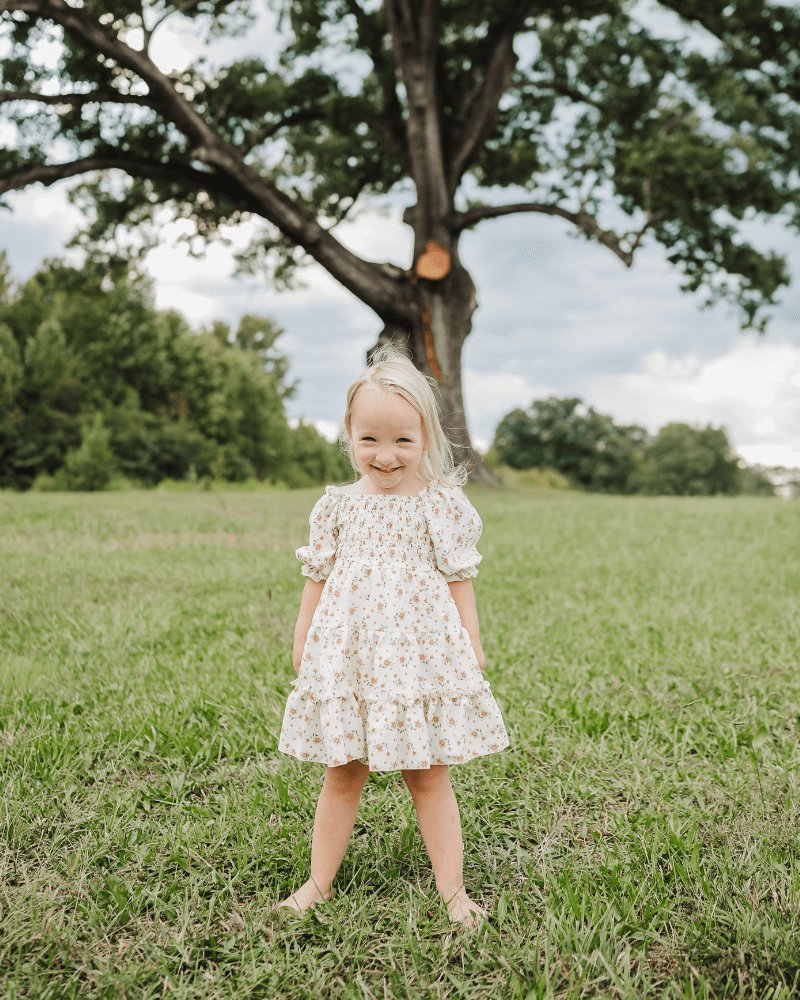 Katherine Dress - Yellow Floral - Mack & Harvie