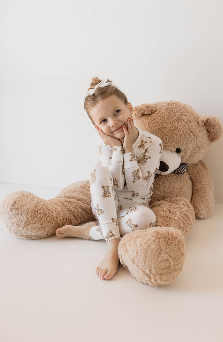 Kendy x FF Bears | 🧸 Two Piece Bamboo Pajamas - Mack & Harvie