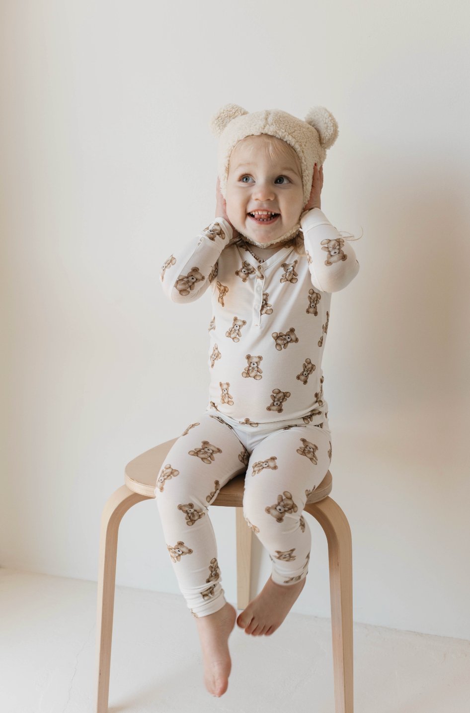 Kendy x FF Bears | 🧸 Two Piece Bamboo Pajamas - Mack & Harvie