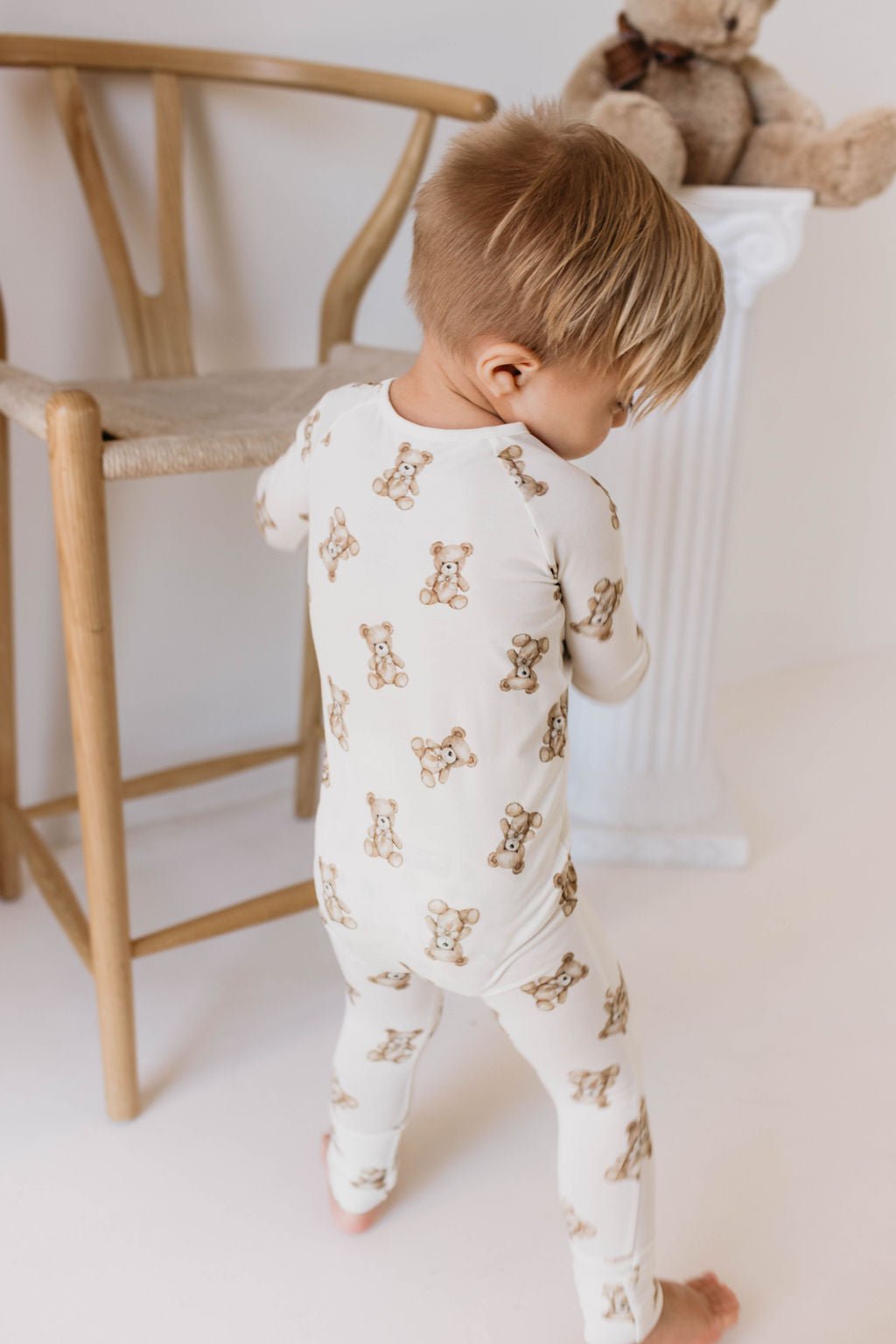 Kendy x FF Bears | 🧸 Two Piece Bamboo Pajamas - Mack & Harvie