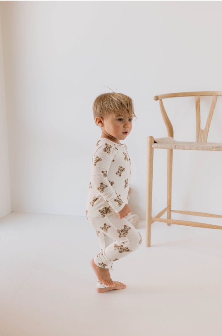 Kendy x FF Bears | 🧸 Two Piece Bamboo Pajamas - Mack & Harvie