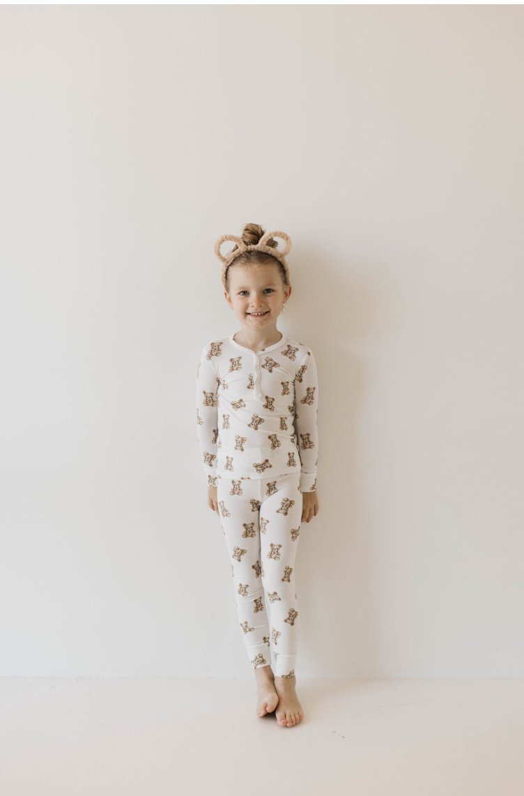 Kendy x FF Bears | 🧸 Two Piece Bamboo Pajamas - Mack & Harvie