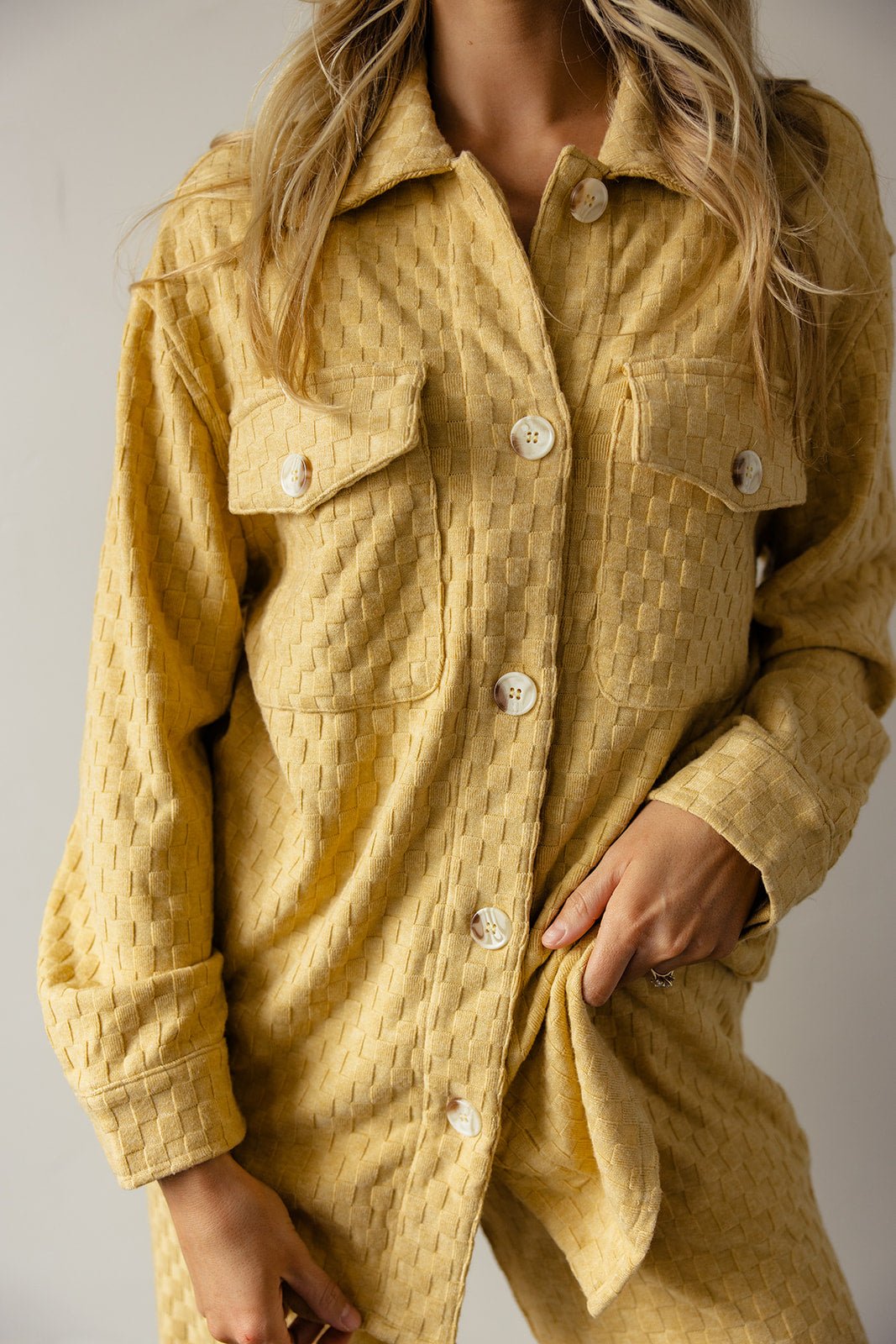 Keonna Textured Button Down - Mack & Harvie