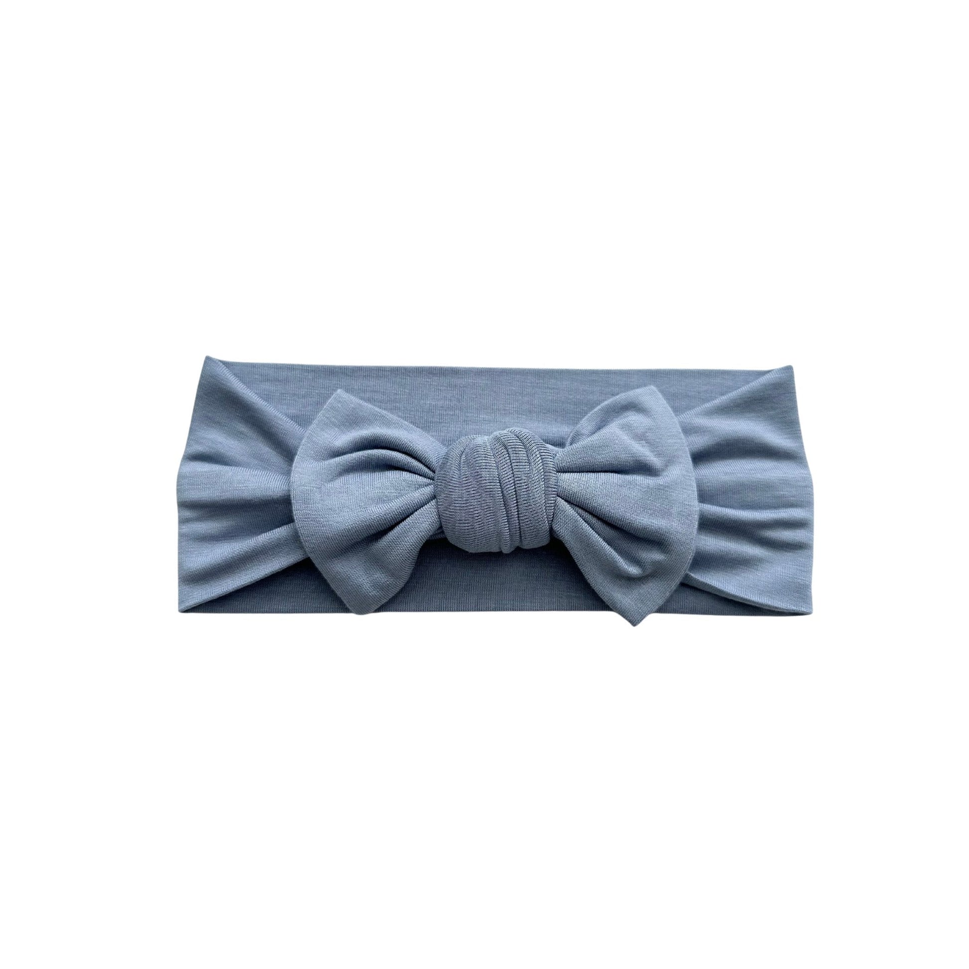 Knotted Headband - Dusty Blue - Mack & Harvie