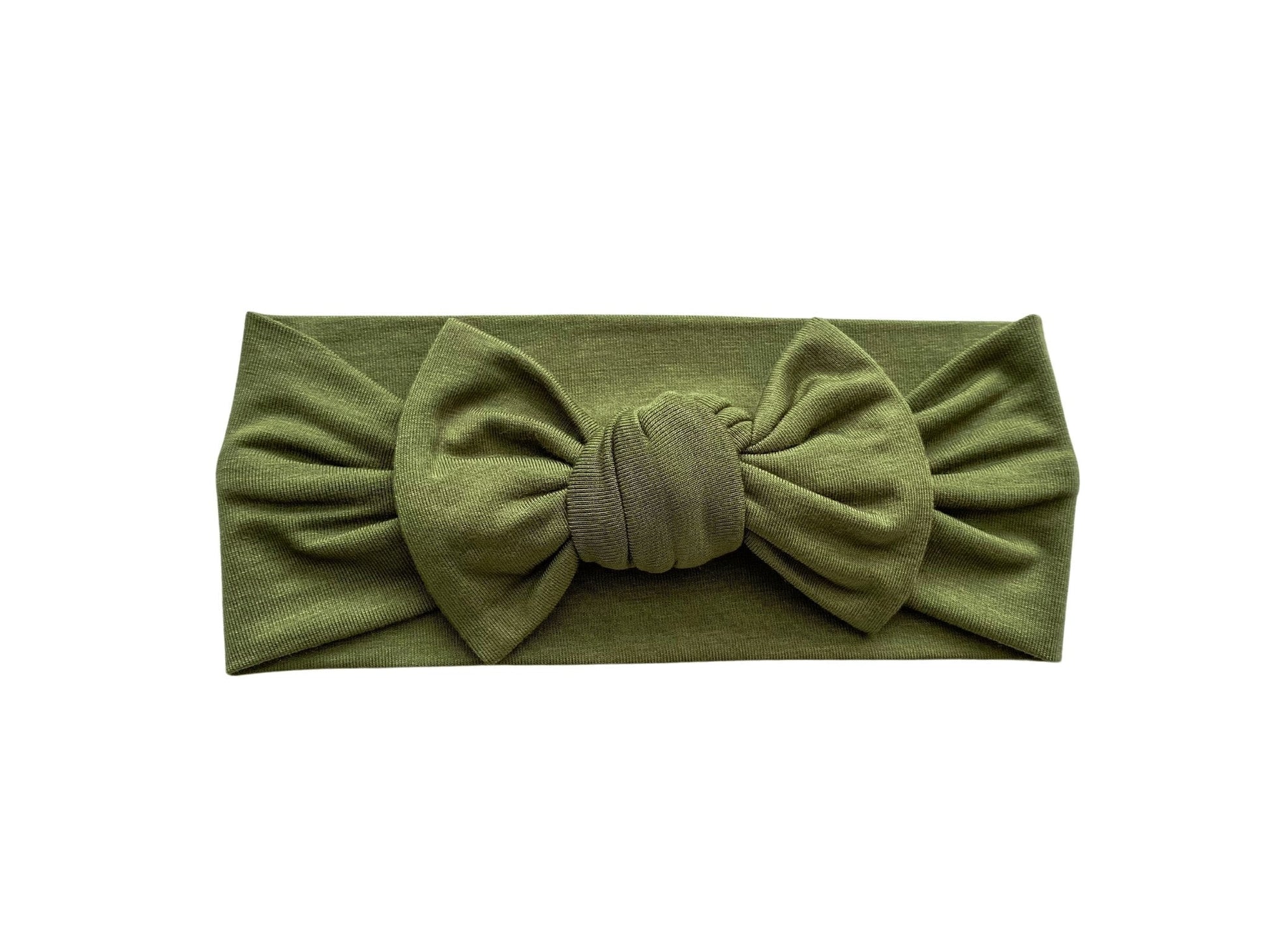 Knotted Headband - Olive Green - Mack & Harvie