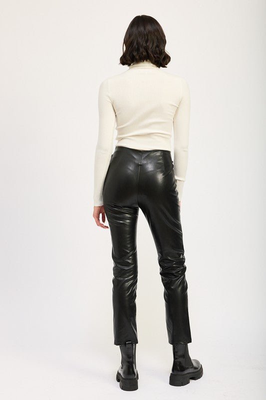 LACE UP LEATHER TROUSERS - Mack & Harvie