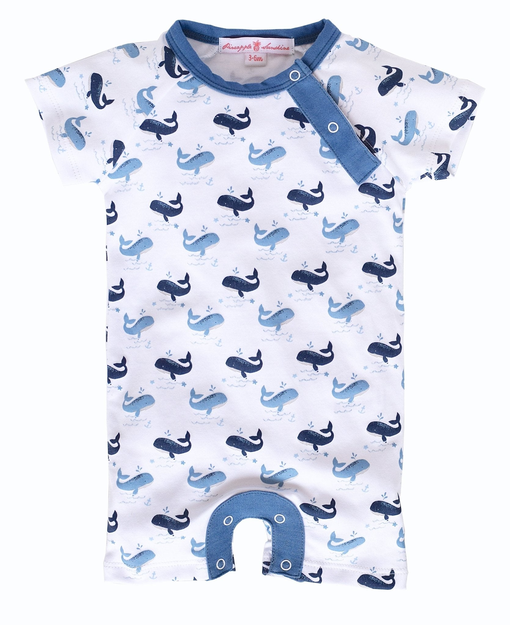 Landon Whale Romper - Mack & Harvie