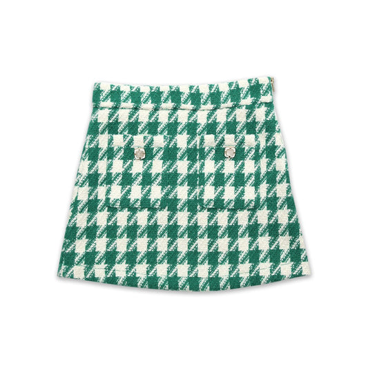 Lauren Houndstooth Skirt - Mack & Harvie