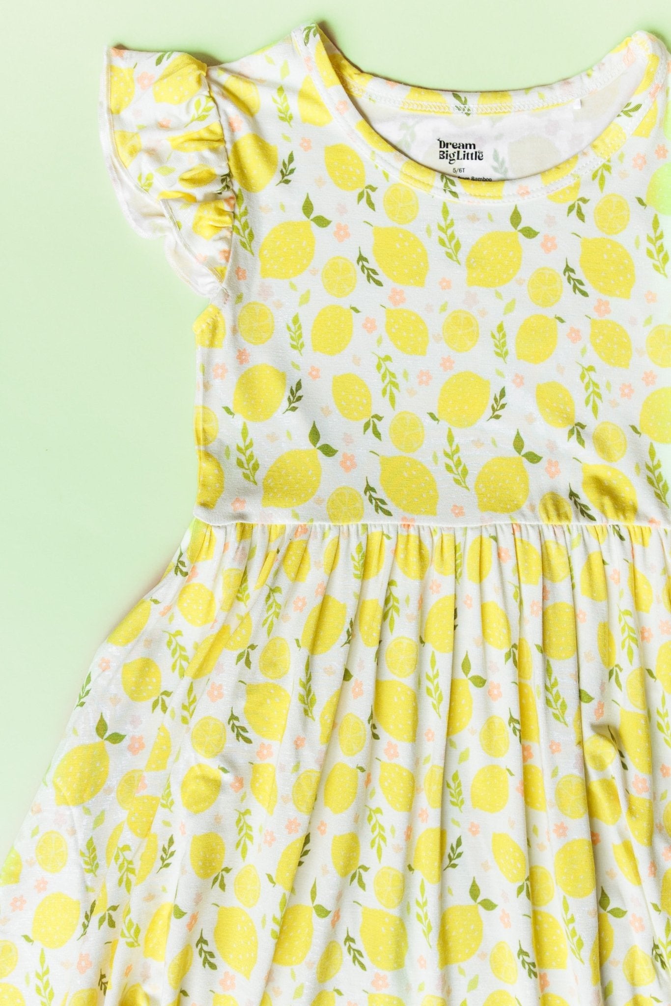 LEMON BLOSSOMS DREAM RUFFLE DRESS - Mack & Harvie