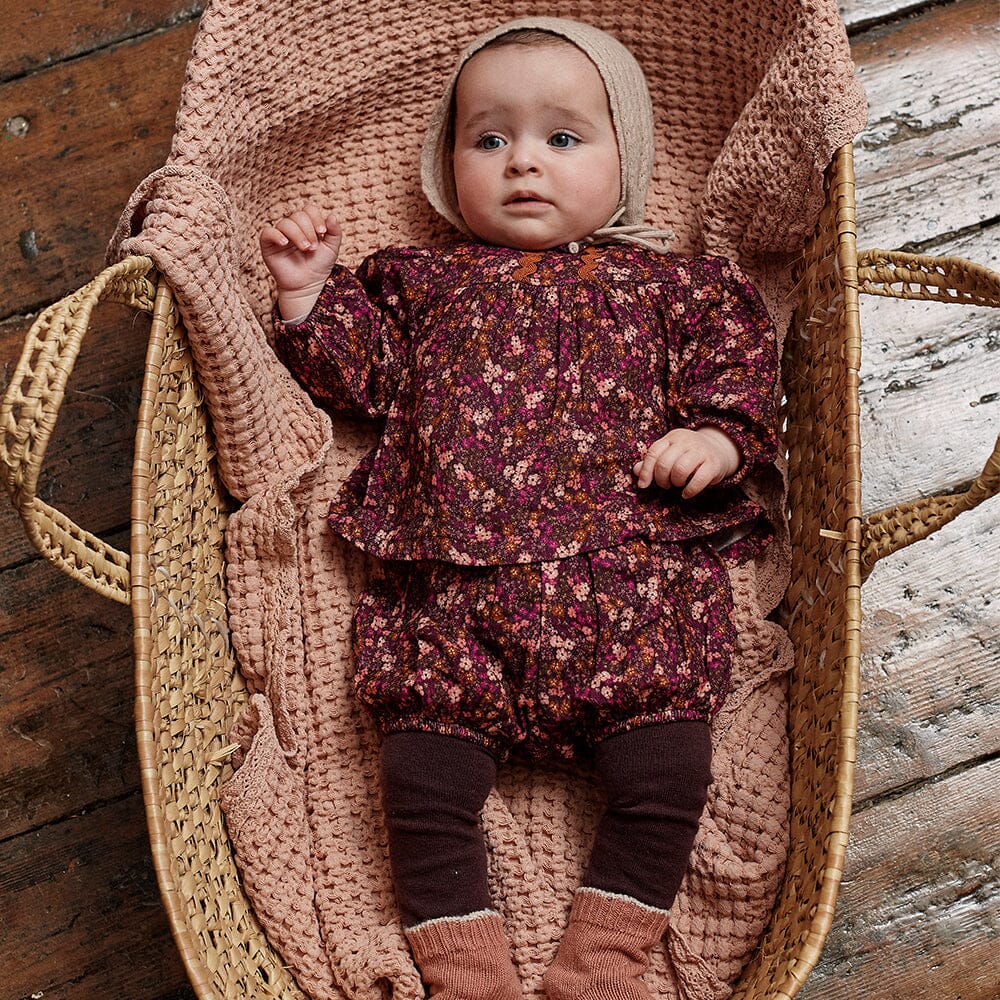 Lena Baby Set - Mulberry Mini Floral - Mack & Harvie