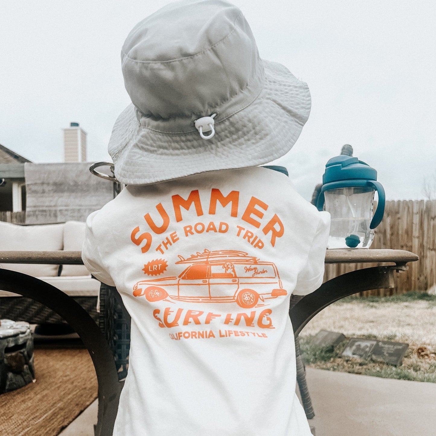 LET'S COAST TEE - ORANGE CRUSH - Mack & Harvie