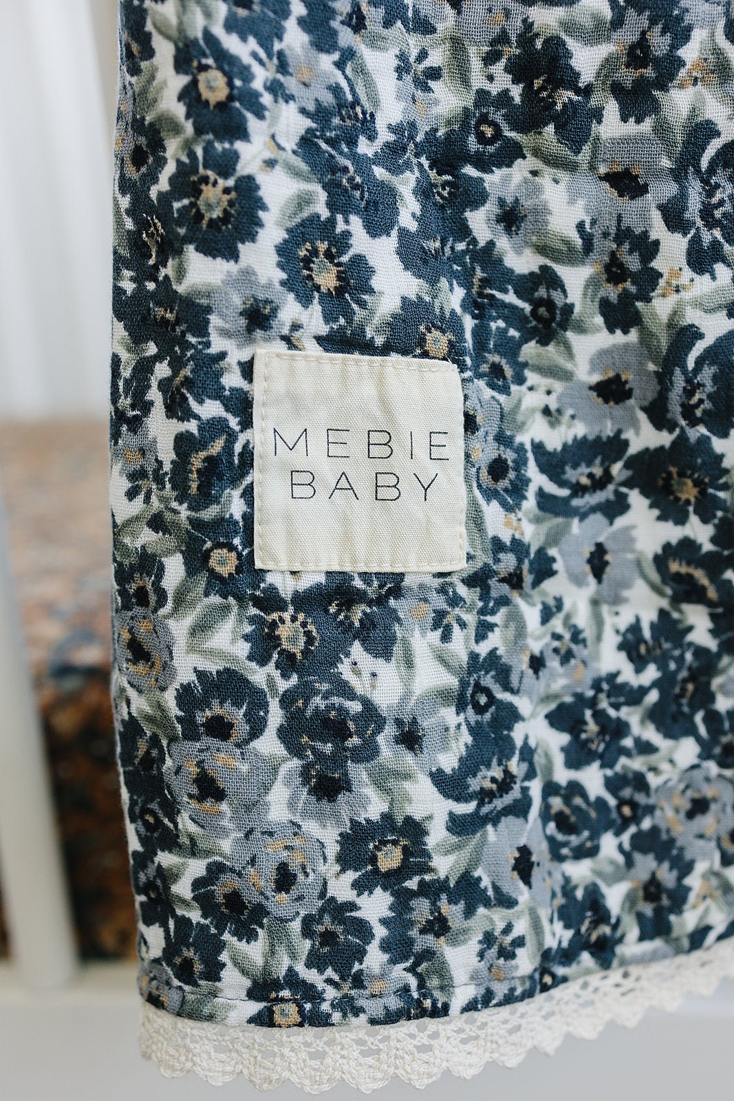 Liberty Floral + Coastal Plaid Lace Muslin Quilt - Mack & Harvie