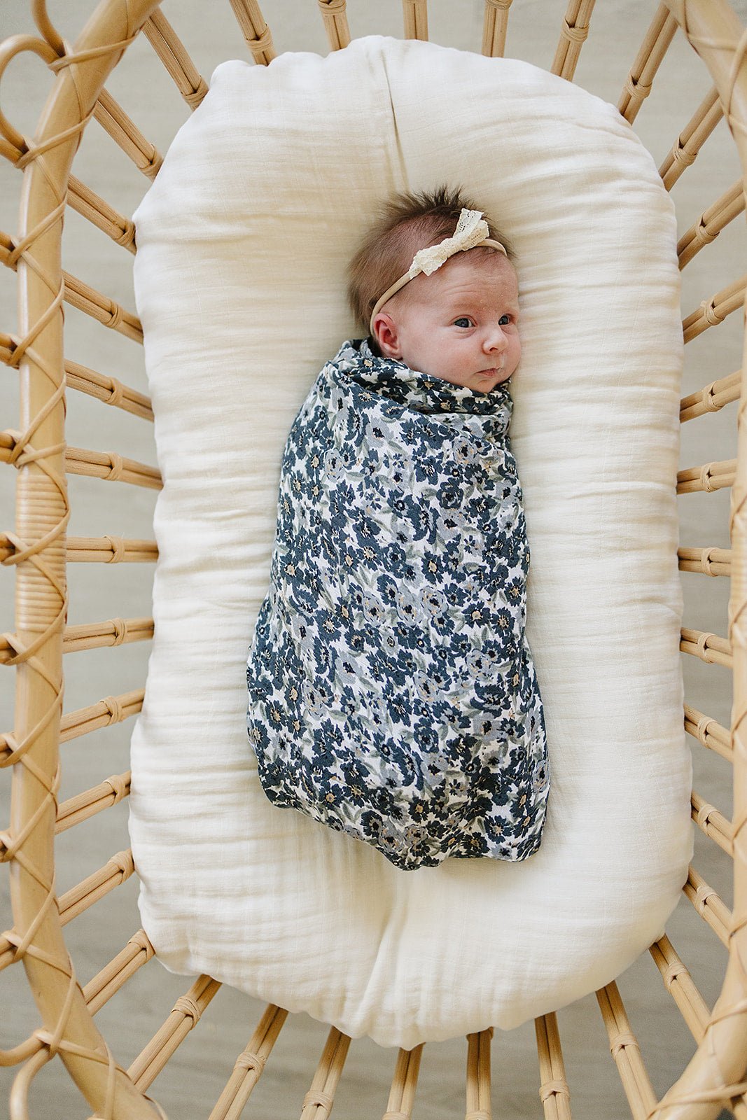 Liberty Floral Muslin Swaddle Blanket - Mack & Harvie