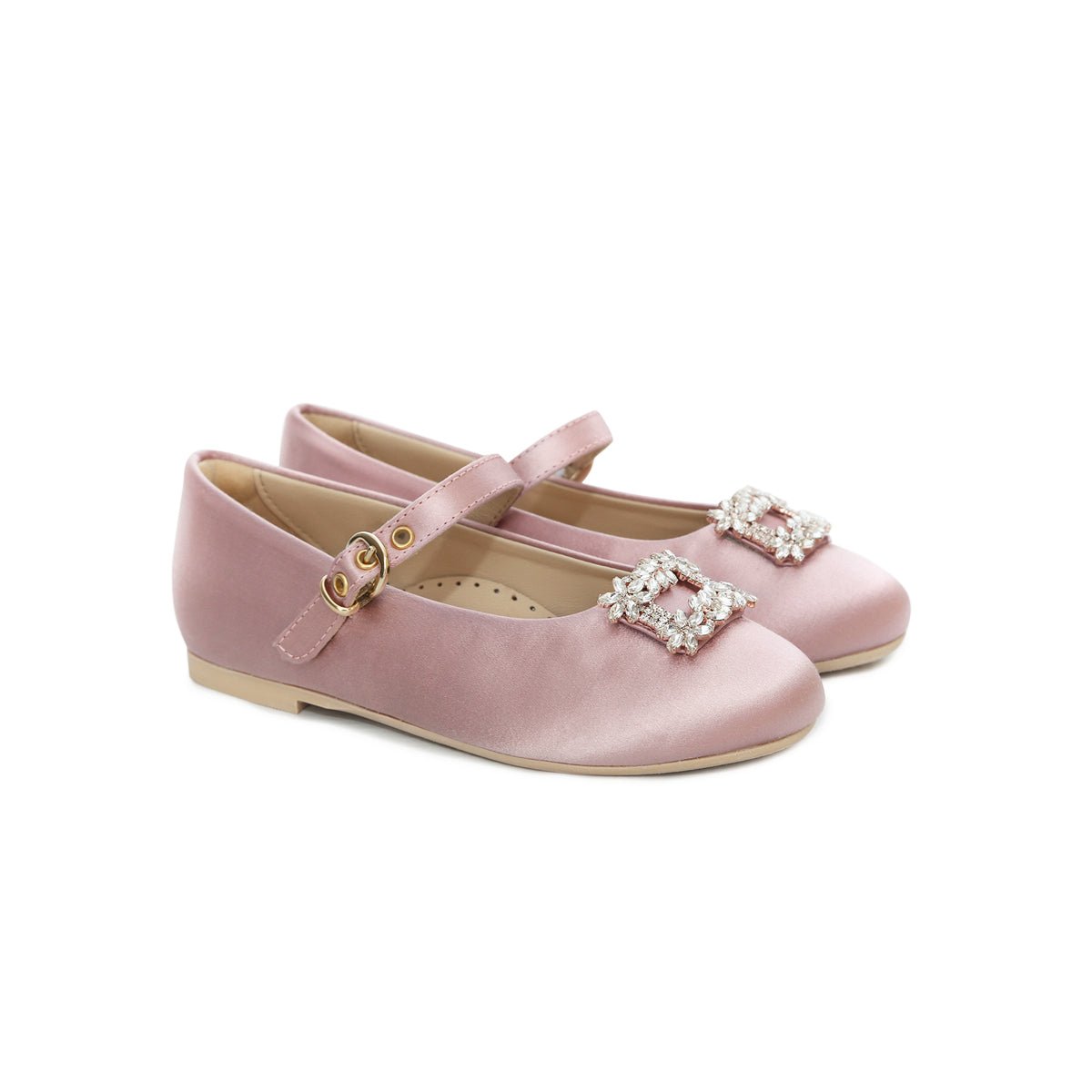 Lila Satin Shoes - Mack & Harvie